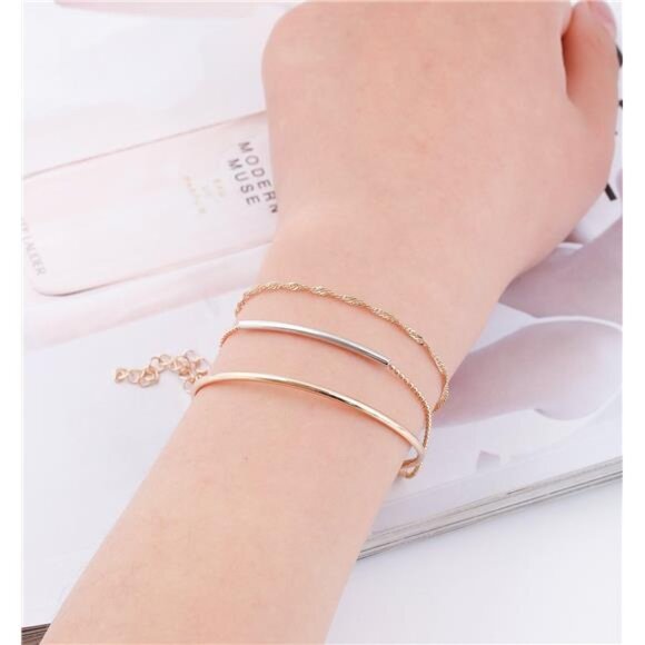 Women Layered Bracelet Set Assorted Beaded Multiple‎ Stackable Wrap Bangle Set - Picture 4 of 5